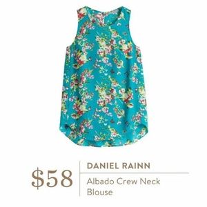 STITCH FIX DANIEL RAINN Albada Crew Neck Blouse